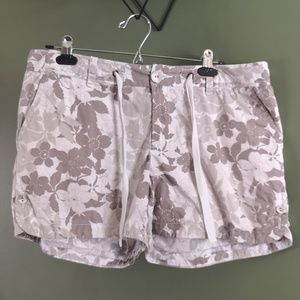 Floral Summer Drawstring Casual Shorts with Pockets BUM Equipment Sz 12 Y2K